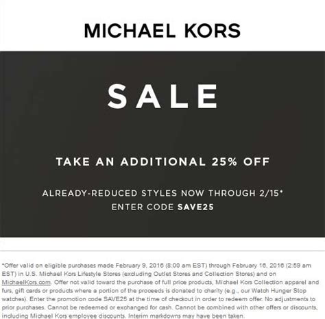 michael kors.com promo code|michael kors discount codes.